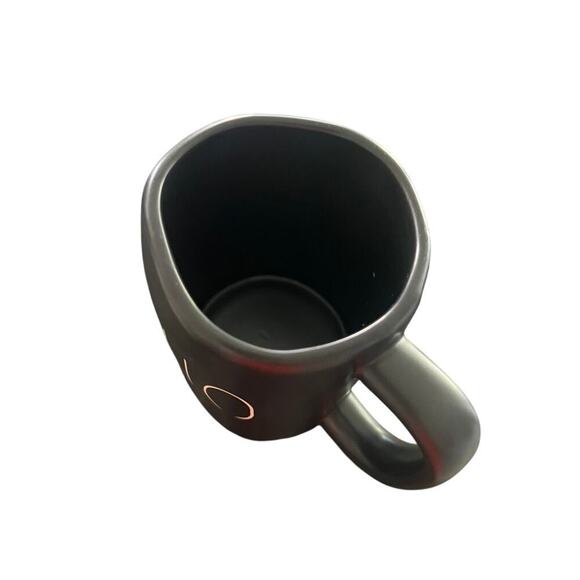 EUC "Hello" Rae Dunn black coffee mug - Picture 3 of 4